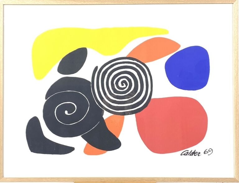 Alexander CALDER (1898-1976) (d'après) - Spirales et Pétales, 1969 - Lithograph…