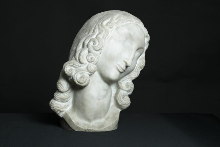 Alfred Auguste JANNIOT (1889-1969) - Buste de Madame Odette Gaffie - Sculpture…