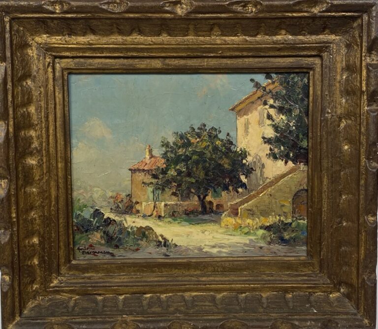 André BERONNEAU (1886-1973) - Paysage de Saint Tropez - Huile, signée en bas à…