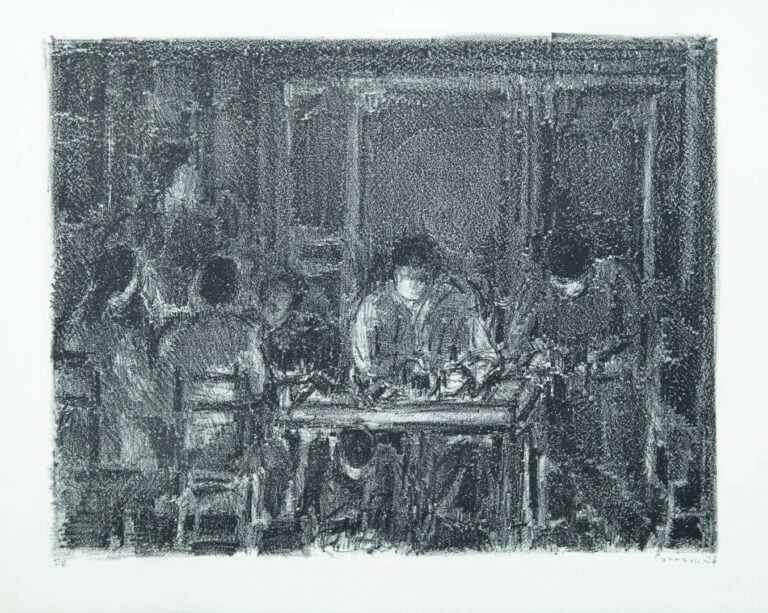 André COTTAVOZ (1922-2012). - Le diner en ville; Etude de plage; Baigneuses; Le…