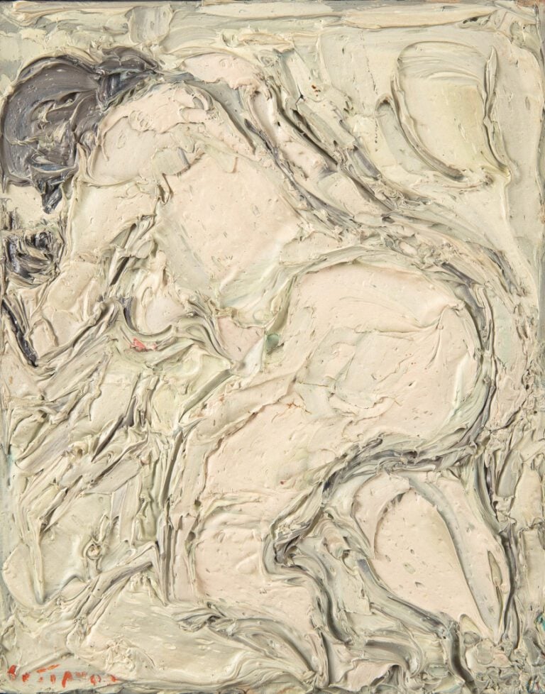 André COTTAVOZ (1922-2012). - Nu couché - Huile sur toile, signée en bas à gauc…