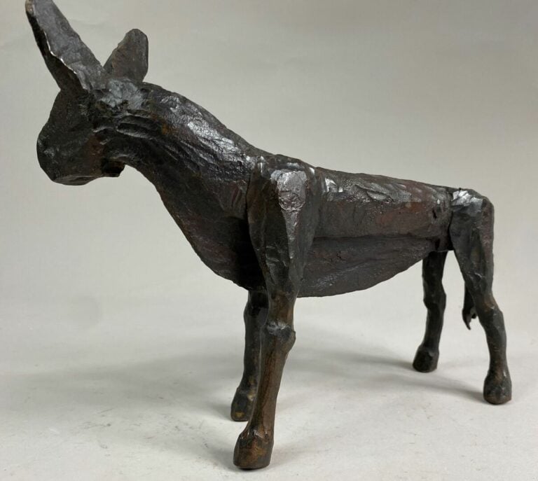 André FABRE (1920-2011) - Ane - Sculpture en acier forgé - Années 1970/1980 - 1…