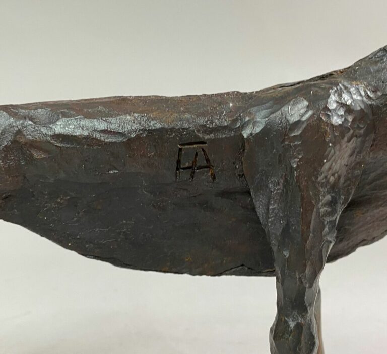 André FABRE (1920-2011) - Ane - Sculpture en acier forgé - Années 1970/1980 - 1…