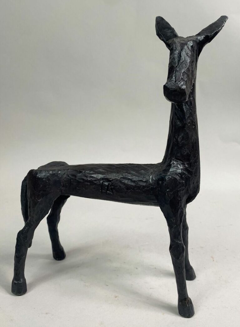 André FABRE (1920-2011) - Ane - Sculpture en acier forgé - Années fin 1980/débu…