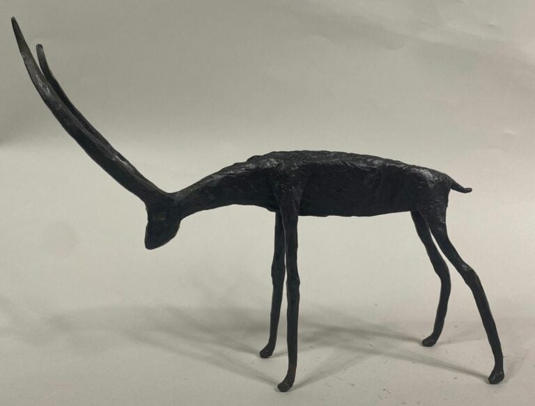André FABRE (1920-2011) - Antilope - Sculpture en acier forgé - Années 1950/196…