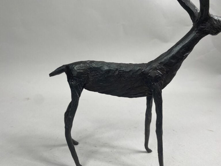 André FABRE (1920-2011) - Antilope - Sculpture en acier forgé - Années 1950/196…