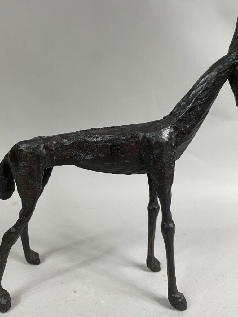 André FABRE (1920-2011) - Antilope - Sculpture en acier forgé - Années 1960/197…
