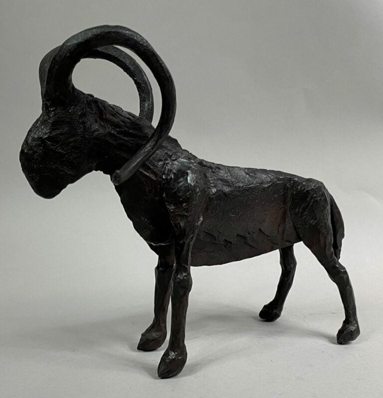André FABRE (1920-2011) - Bélier - Sculpture en acier forgé - Années 1970 - 20…