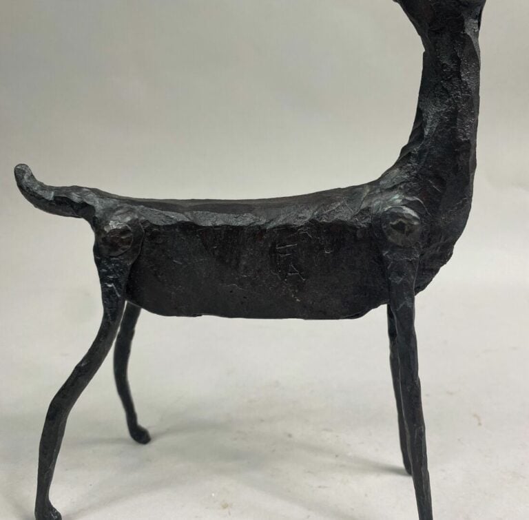 André FABRE (1920-2011) - Biche - Sculpture en acier forgé - Années 1950/1960 -…