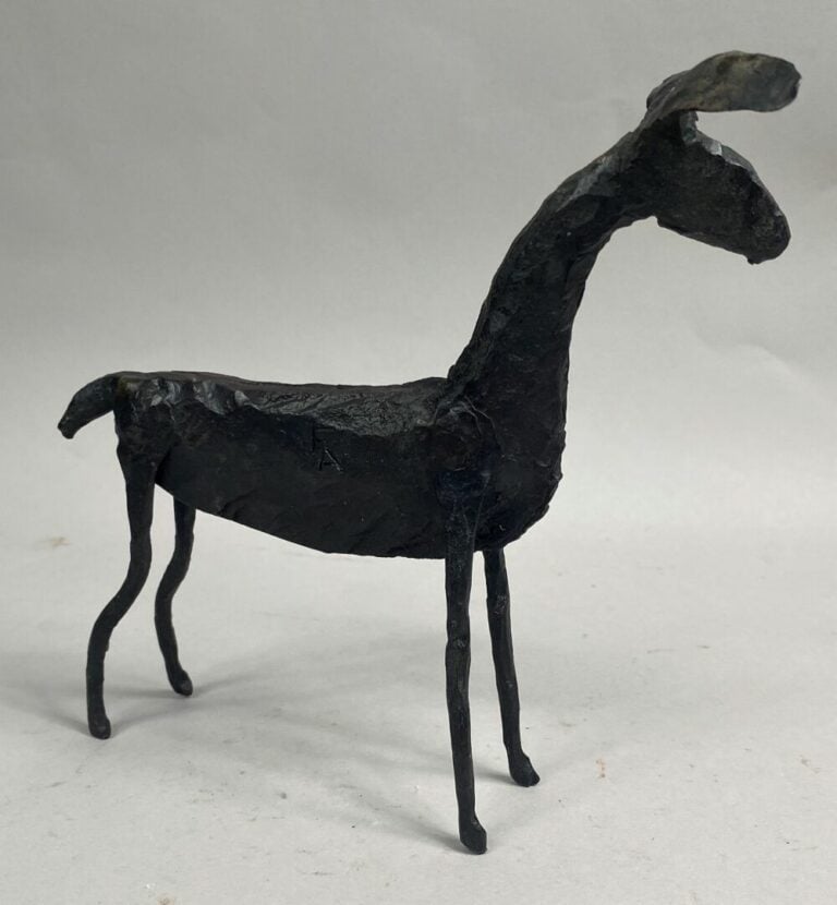 André FABRE (1920-2011) - Biche - Sculpture en acier forgé - Années 1950/1960 -…
