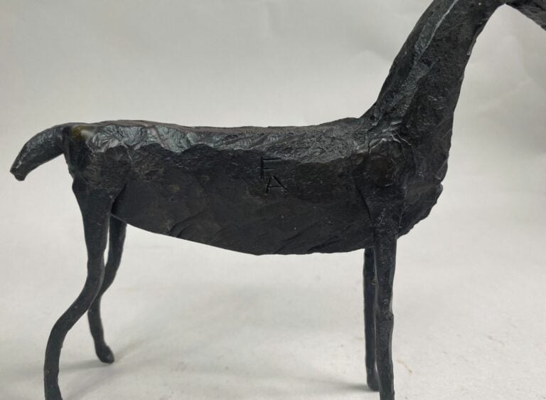 André FABRE (1920-2011) - Biche - Sculpture en acier forgé - Années 1950/1960 -…