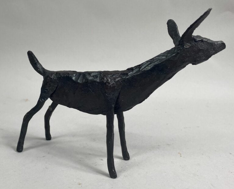 André FABRE (1920-2011) - Biche - Sculpture en acier forgé - Années 1950/1960 -…