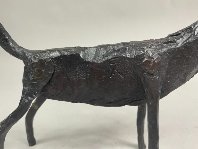 André FABRE (1920-2011) - Biche - Sculpture en acier forgé - Années 1950/1960 -…