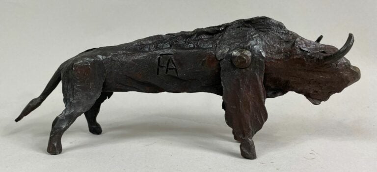 André FABRE (1920-2011) - Bison - Sculpture en acier forgé - Années 1950/1960 -…