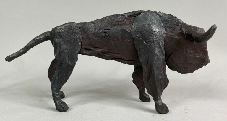 André FABRE (1920-2011) - Bison - Sculpture en acier forgé - Années 1950/1960 -…
