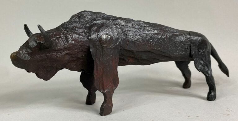 André FABRE (1920-2011) - Bison - Sculpture en acier forgé - Années 1950/1960 -…