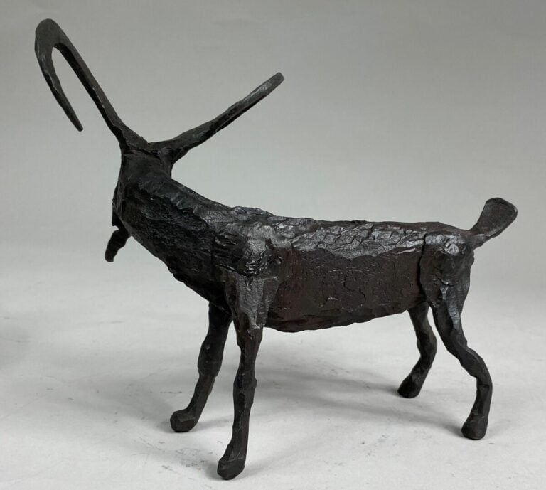 André FABRE (1920-2011) - Bouc - Sculpture en acier forgé - Années 1960 - 14 x…