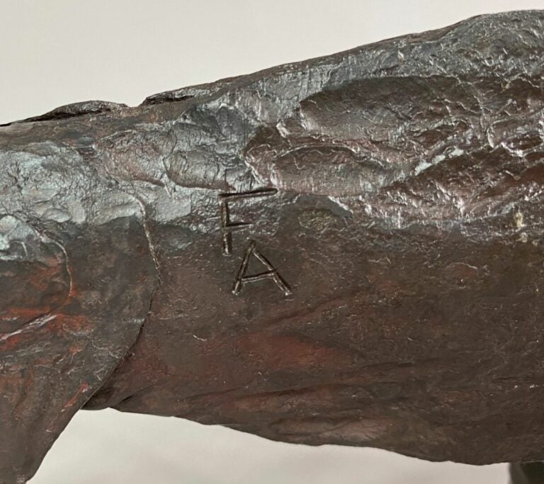 André FABRE (1920-2011) - Buffle - Sculpture en acier forgé - Années 1950/1960…