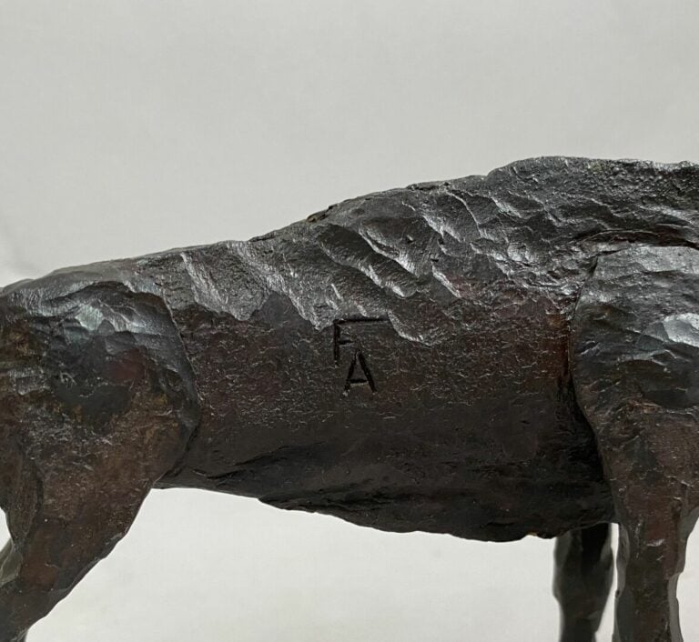 André FABRE (1920-2011) - Buffle - Sculpture en acier forgé - Années 1950/1960…