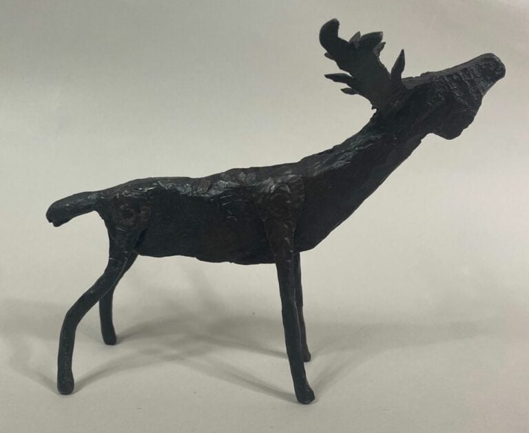 André FABRE (1920-2011) - Cerf - Sculpture en acier forgé - Années 1950/1960 -…
