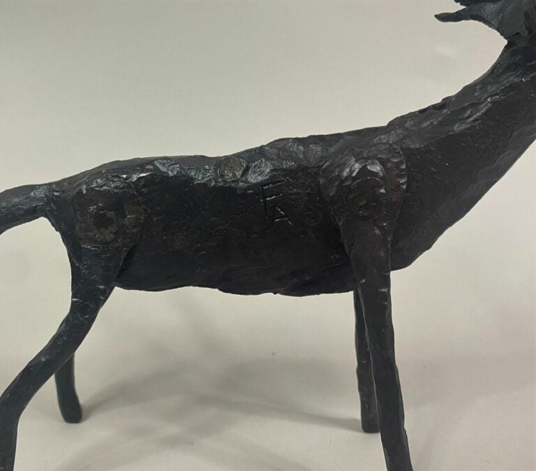 André FABRE (1920-2011) - Cerf - Sculpture en acier forgé - Années 1950/1960 -…