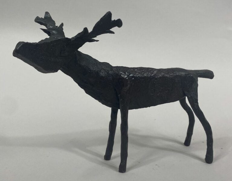 André FABRE (1920-2011) - Cerf - Sculpture en acier forgé - Années 1950/1960 -…