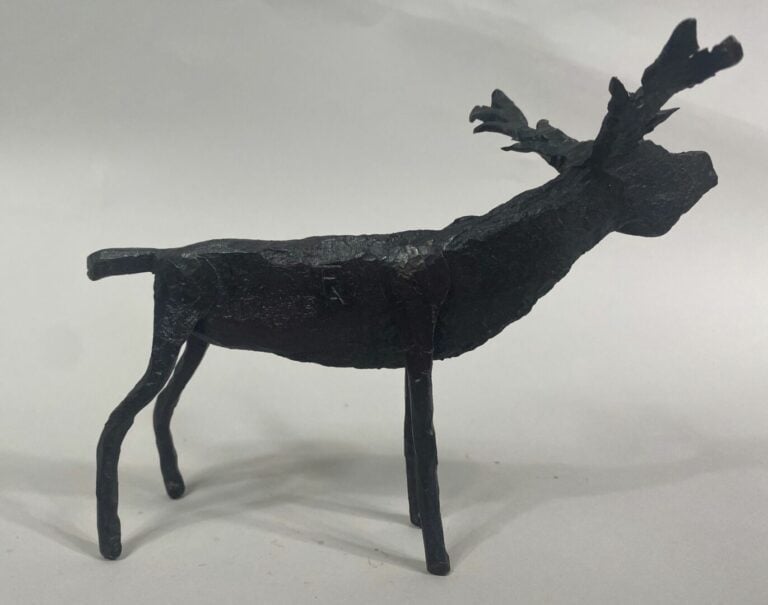 André FABRE (1920-2011) - Cerf - Sculpture en acier forgé - Années 1950/1960 -…