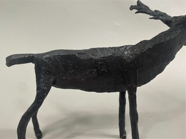 André FABRE (1920-2011) - Cerf - Sculpture en acier forgé - Années 1950/1960 -…