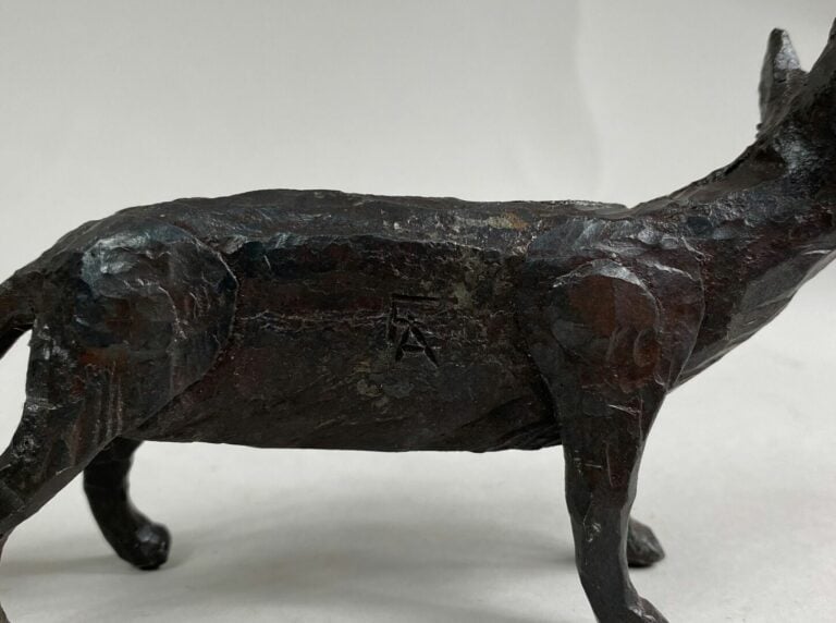 André FABRE (1920-2011) - Chat - Sculpture en acier forgé - Années 1960 - 8 x 1…