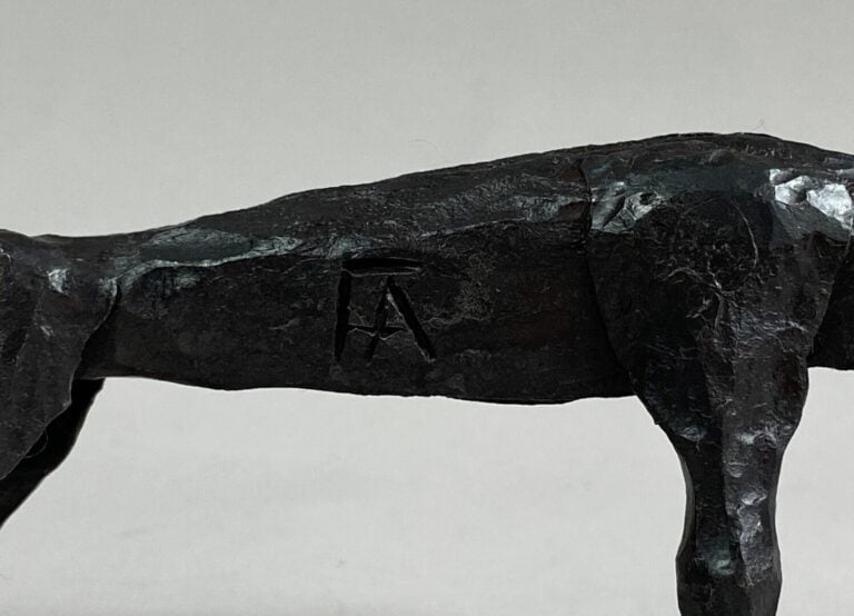 André FABRE (1920-2011) - Chat - Sculpture en acier forgé - Années fin 1980/ dé…