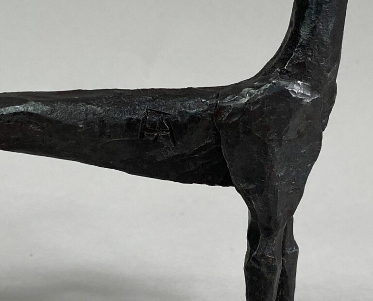 André FABRE (1920-2011) - Chat - Sculpture en acier forgé - Années fin 1980/ dé…