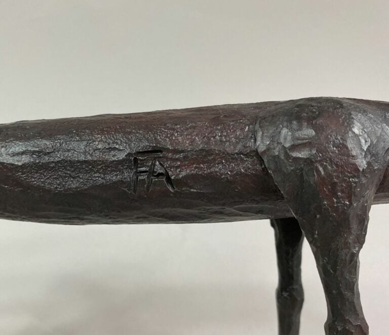 André FABRE (1920-2011) - Chat - Sculpture en acier forgé - Années fin 1980/ dé…
