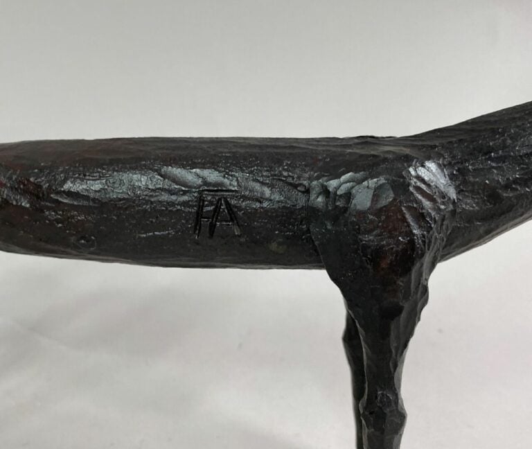 André FABRE (1920-2011) - Chat - Sculpture en acier forgé - Années fin 1980/ dé…