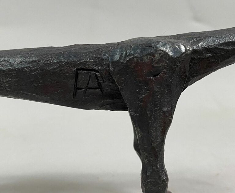 André FABRE (1920-2011) - Chat - Sculpture en acier forgé - Années fin 1980/déb…