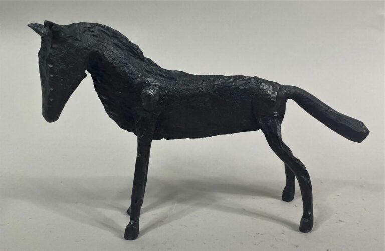 André FABRE (1920-2011) - Cheval - Sculpture en acier forgé - Années 1960 - 13,…