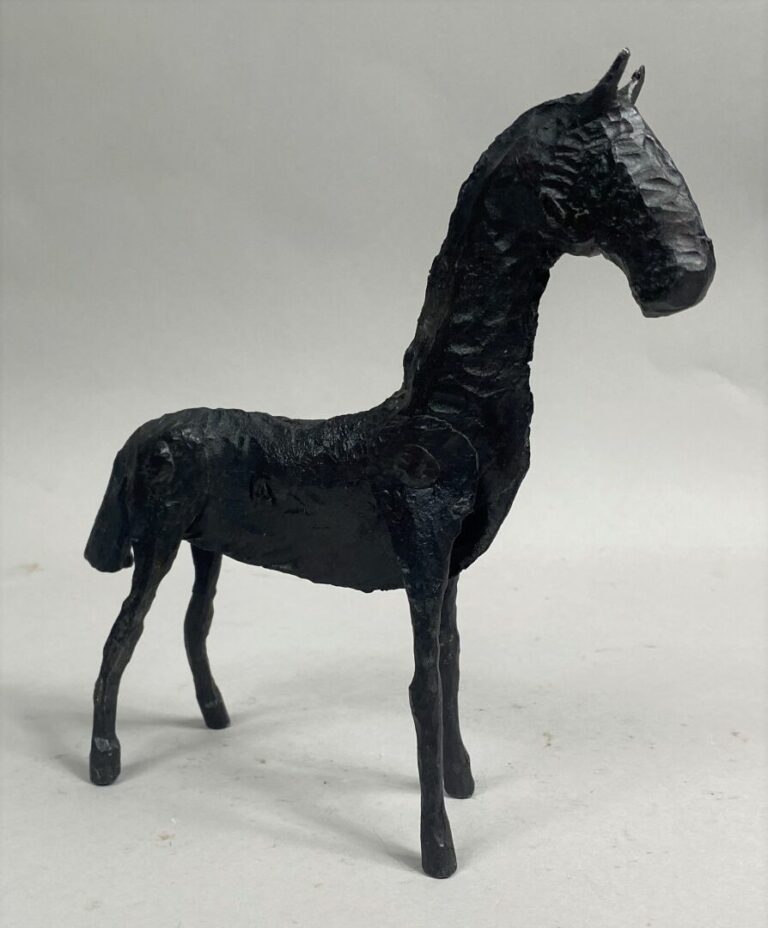 André FABRE (1920-2011) - Cheval - Sculpture en acier forgé - Années 1960 - 18,…