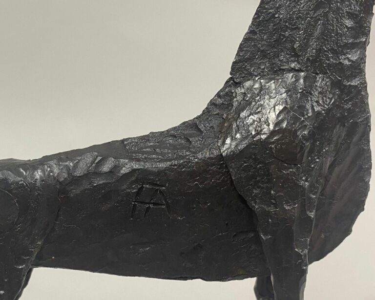 André FABRE (1920-2011) - Cheval - Sculpture en acier forgé - Années 1960 - 22,…