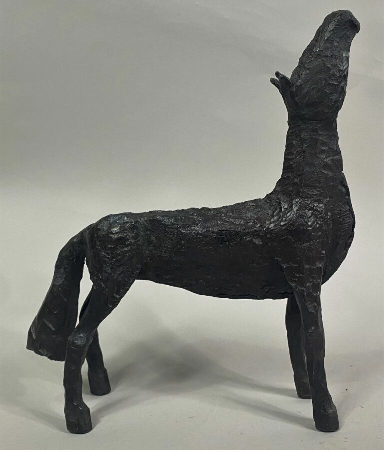 André FABRE (1920-2011) - Cheval - Sculpture en acier forgé - Années 1960 - 23…
