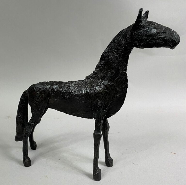 André FABRE (1920-2011) - Cheval - Sculpture en acier forgé - Années 1960 - 24…