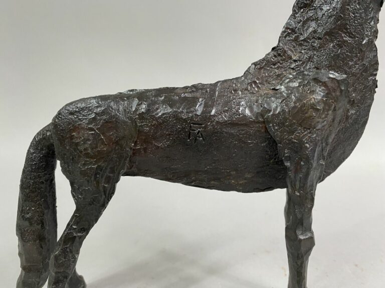André FABRE (1920-2011) - Cheval - Sculpture en acier forgé - Années 1960 - 24…