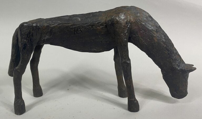 André FABRE (1920-2011) - Cheval - Sculpture en acier forgé - Années 1980 - 16,…