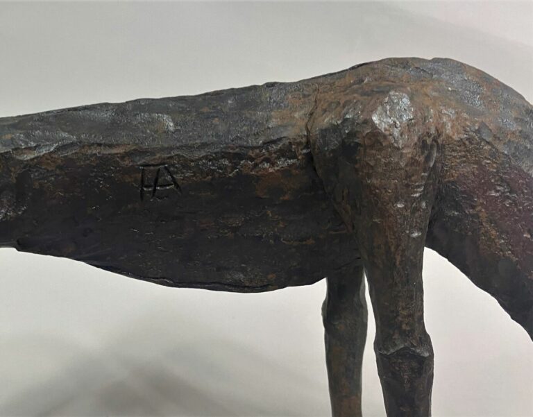 André FABRE (1920-2011) - Cheval - Sculpture en acier forgé - Années 1980 - 16,…