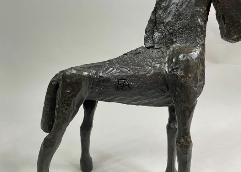 André FABRE (1920-2011) - Cheval - Sculpture en acier forgé - Années 1980 - 27…