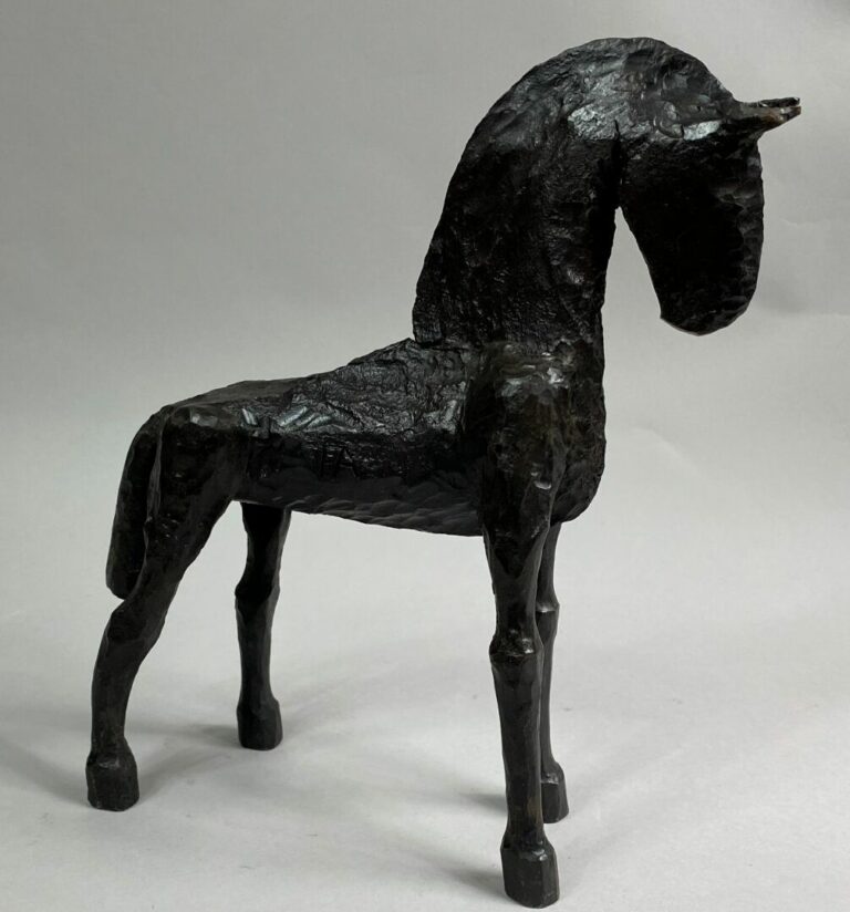 André FABRE (1920-2011) - Cheval - Sculpture en acier forgé - Années 1980 - 27…