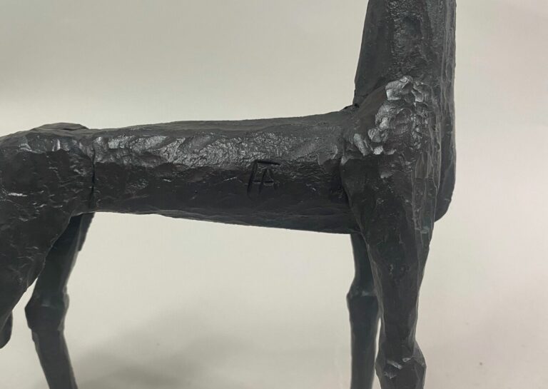 André FABRE (1920-2011) - Cheval - Sculpture en acier forgé - Années 1980 - 27,…