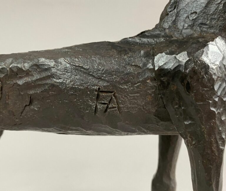 André FABRE (1920-2011) - Cheval - Sculpture en acier forgé - Années 1980 - 28,…