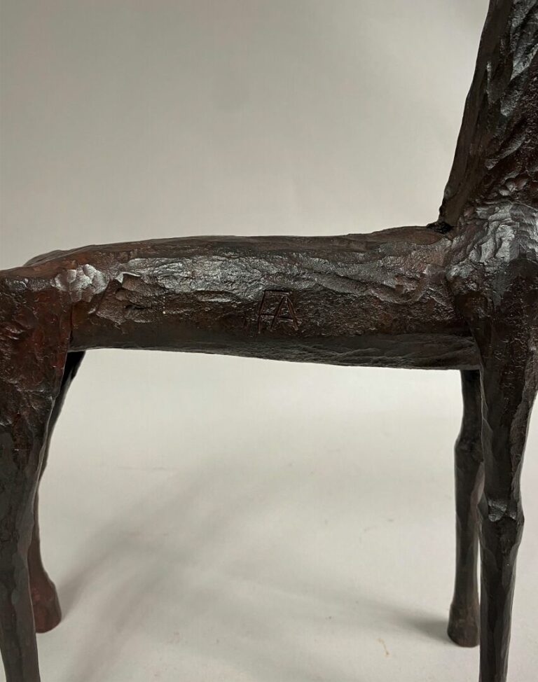 André FABRE (1920-2011) - Cheval - Sculpture en acier forgé - Années 1980 - 37…