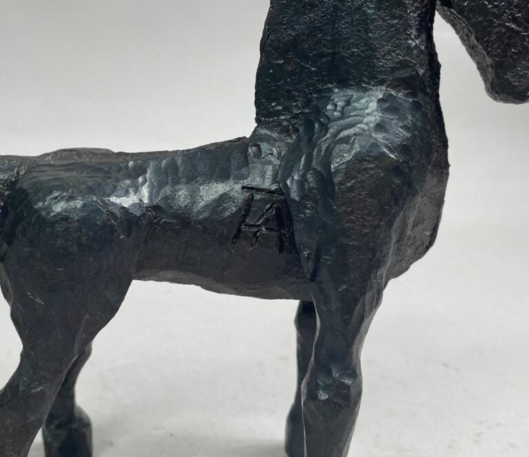 André FABRE (1920-2011) - Cheval - Sculpture en acier forgé - Années fin 1980/d…