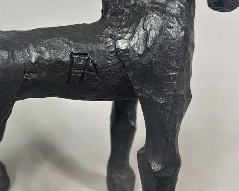 André FABRE (1920-2011) - Cheval - Sculpture en acier forgé - Années fin 1980/d…