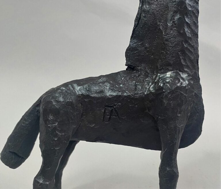 André FABRE (1920-2011) - Cheval - Sculpture en acier forgé - Années fin 1980/d…